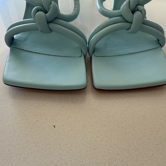Bottega Venet Blue Strappy Sandals - Picture 4 of 5